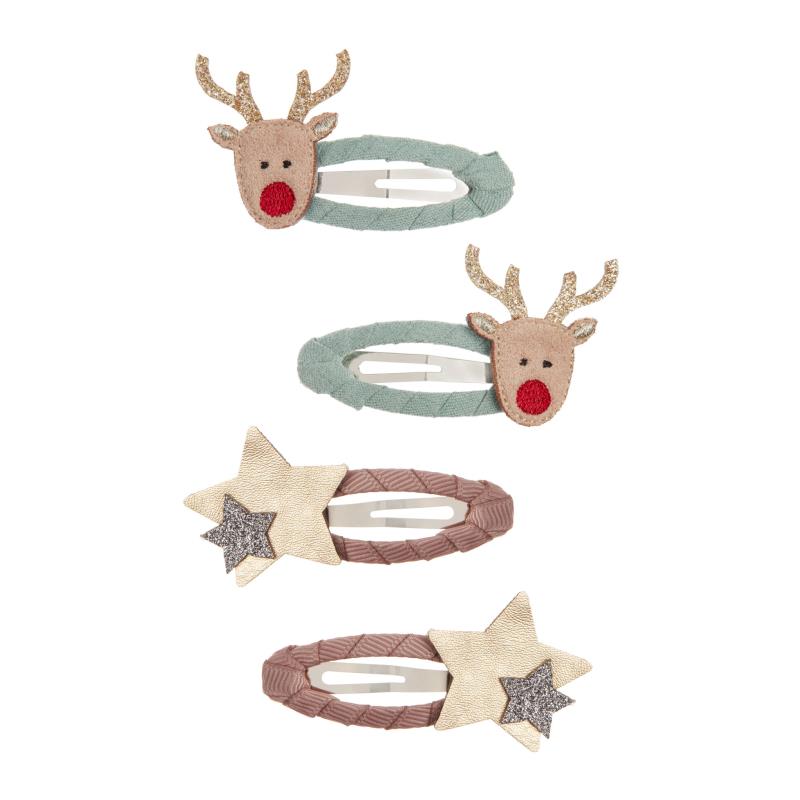 Mimi & Lula Reindeer Hair Slides